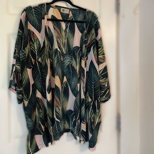Look By M Palm Kimono (one size)